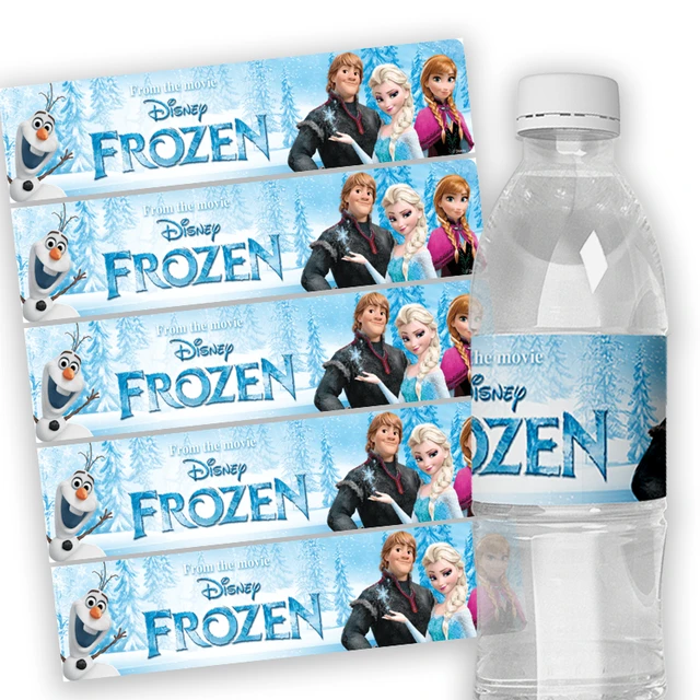 Frozen 2 Water Bottle Label