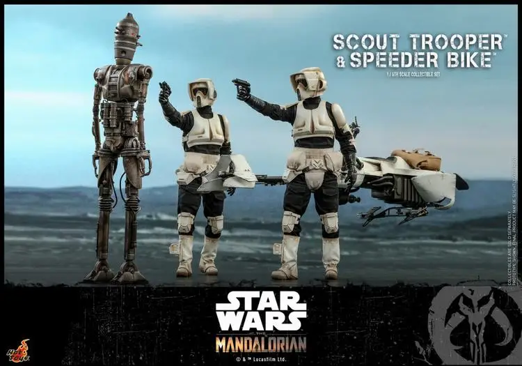 ミリタリーフィギュアとスピーダーバイクセット サイドショウ ミリタリーズ・オブ・スター・ウォーズ 1/6