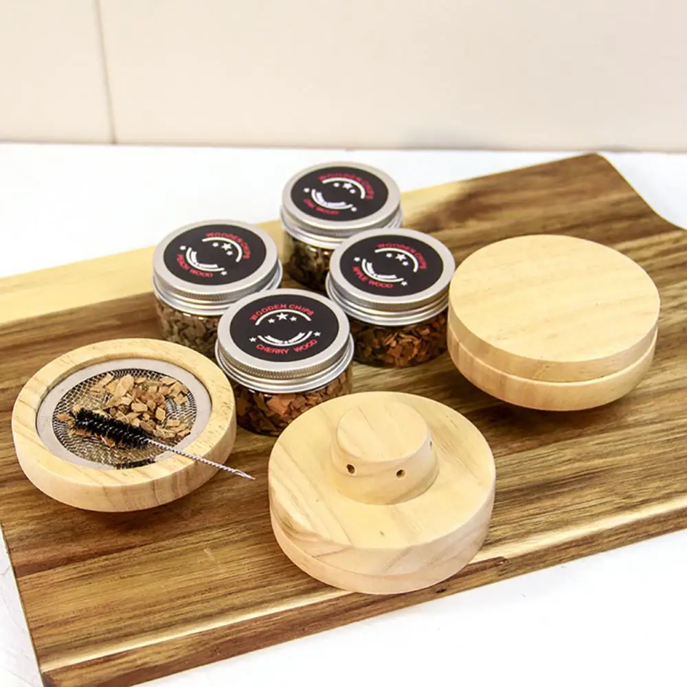 Kit Per Fumatori Da Cocktail In Legno Whisky Fruity Wood Chips Accessori Per Bartending Smoke Maker Per Bevande Accessori Per Bar Da Cucina Strumenti