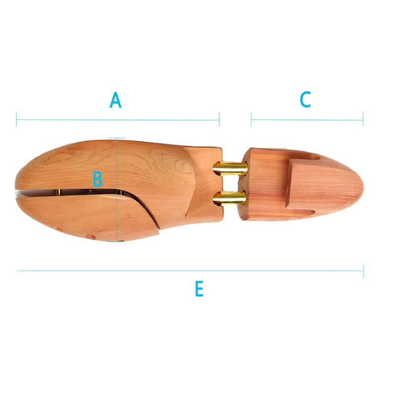 Shoe Tree Men's and Women's Twin Tube Adjustable Red Cedar