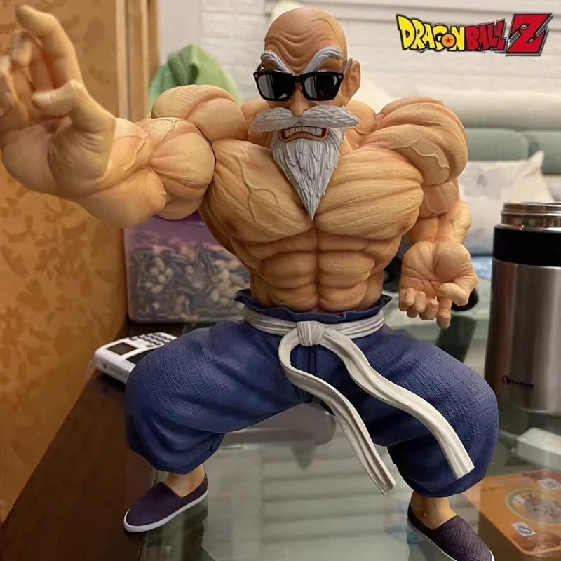 

23cm Dragon Ball Master Roshi Muscle Figures Anime Figures Pvc Action Statue Model Gk Toys Collecte Decorate Kids Birthday Gifts