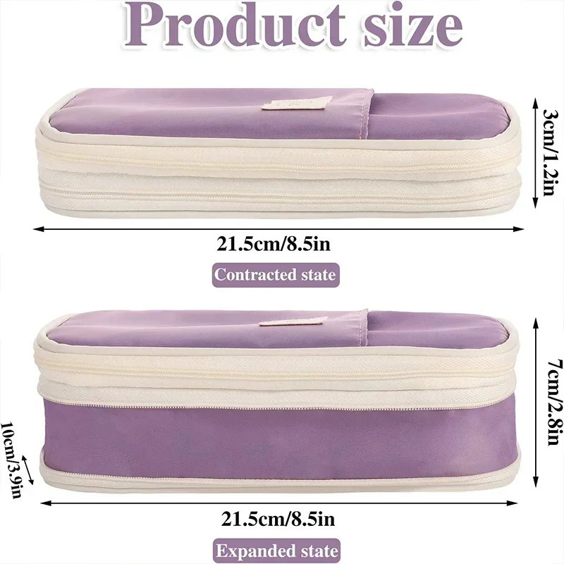 Large Capacity Pencil Case Kawaii Pen Box Organizer Korean Pouch for Girls School Supplies Office Accessories Stationery Bag pencil cases