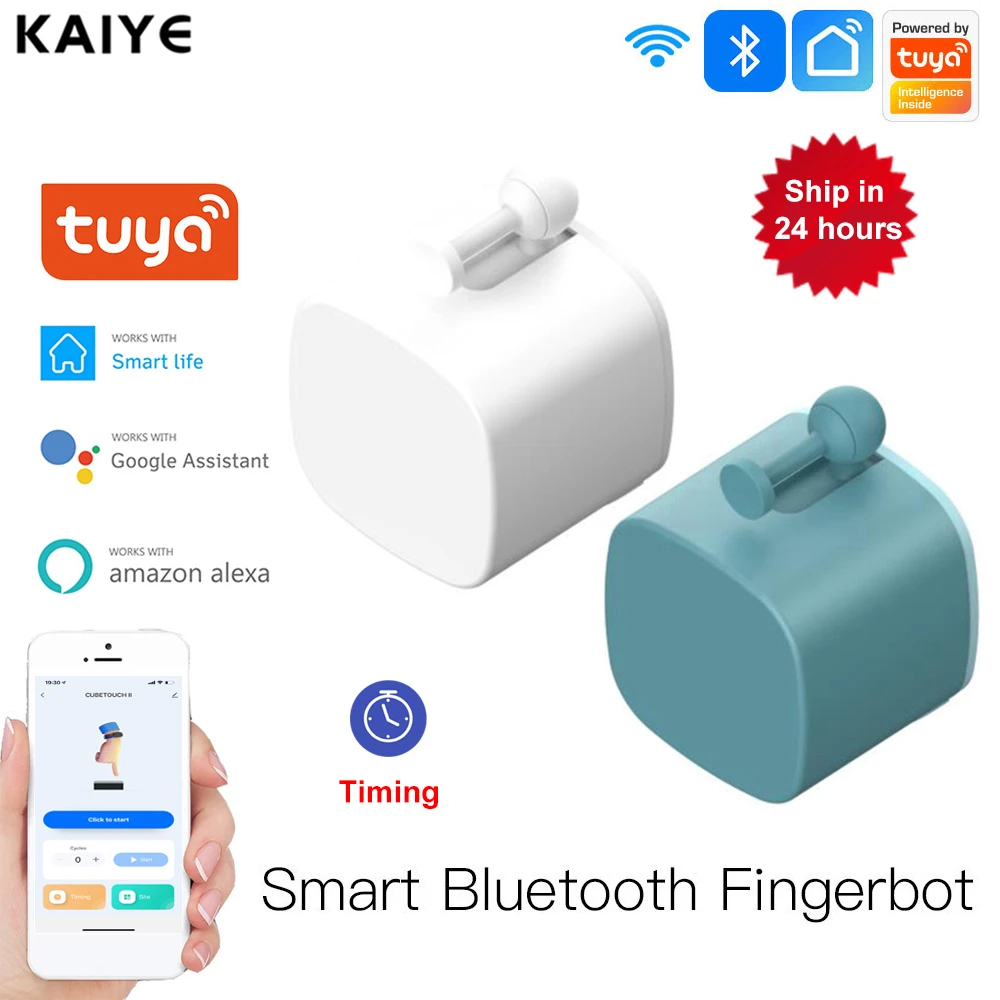 Smart Switch Button Pusher Bluetooth Fingerbot Tuya Smart Life App or