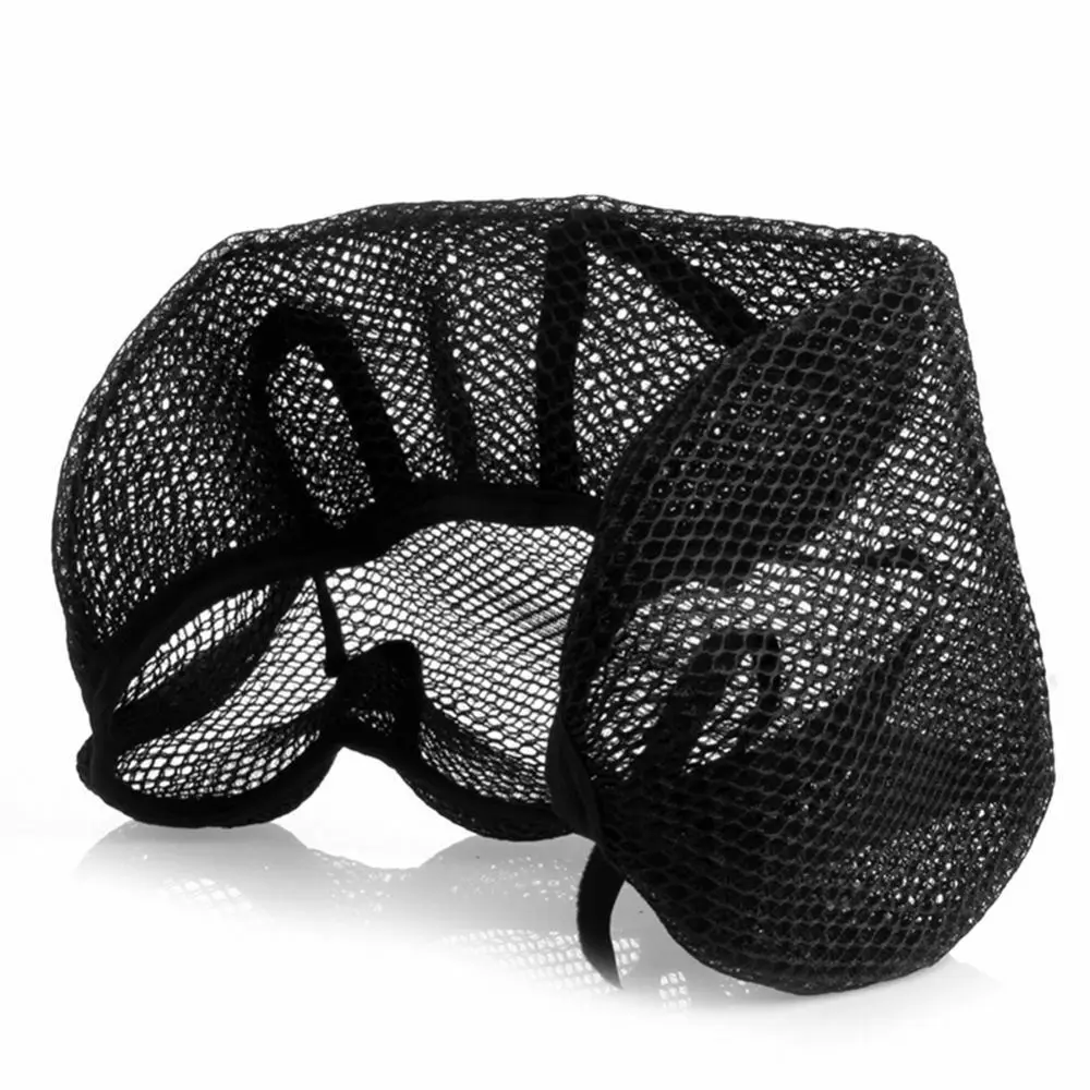 

1pc Black Practical Motorcycle Net Seat Cover Electric Bike 3D Mesh Protector Cushion High Quality Accessory For Motorcycles