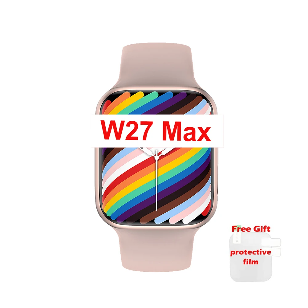 New IWO W27 PRO Smart Watch Men NFC Siri BT Call Wireless Charging Sleep Monitor Message Women Smartwatch Pk W37 PRO DT100 PRO+ 
