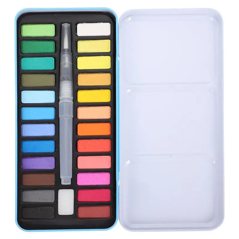

Solid Watercolor Professional Paint Coloring Watercolors Travel Kit Draw Supply Multi-function Gouache Set Watercolor Kit