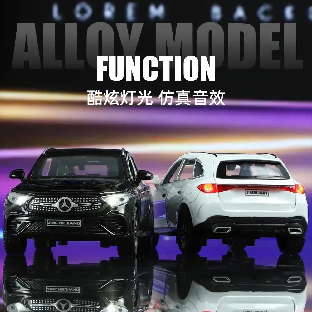 1:32 Mercedes-Benz GLC-400E 63S High Simulation Diecast Metal Alloy Model car Sound Light Pull Back Collection Kids Toy Gifts 6