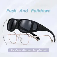 2025 lunettes de soleil polarisées adaptées sur les yeux lunettes de conduite enveloppement lunettes de protection lunettes de pêche lunettes de soleil de sport lunettes de Vision nocturne 4