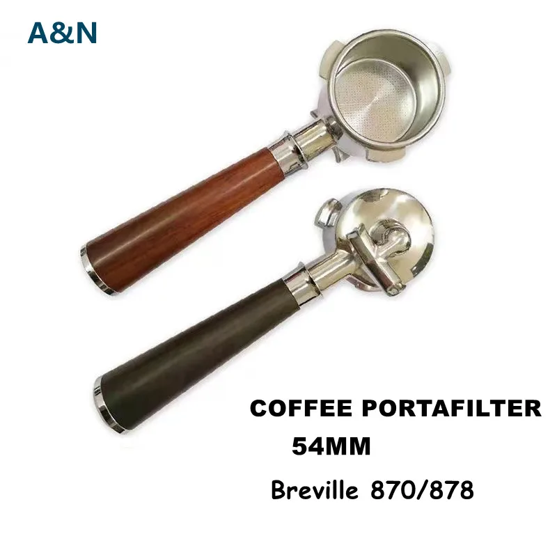 54MM Double Spout Mouths Coffee Portafilter Filter Holder for Sage