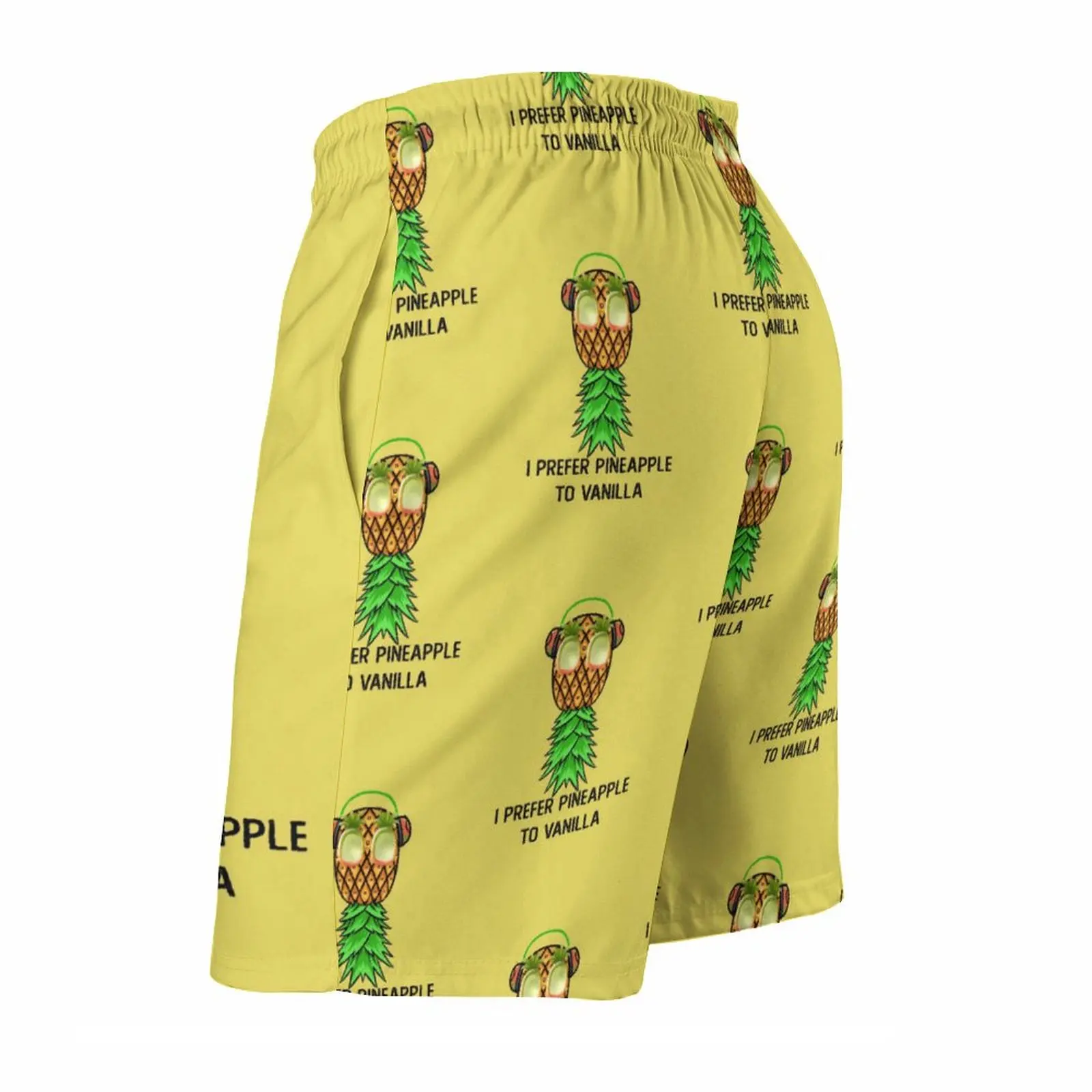Swingers Pineapple Board Shorts Fruit Men Beach Swimming Trunks Polyester Funny Swim Trunks 4