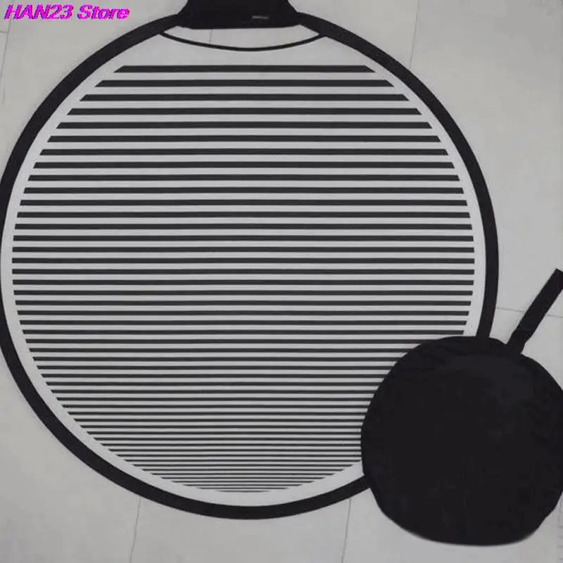 Photography Reflector 1PC 80cm Car Portable Designed Circular Flexible Light Reflector Board PDR Lined Striped Dent Panel