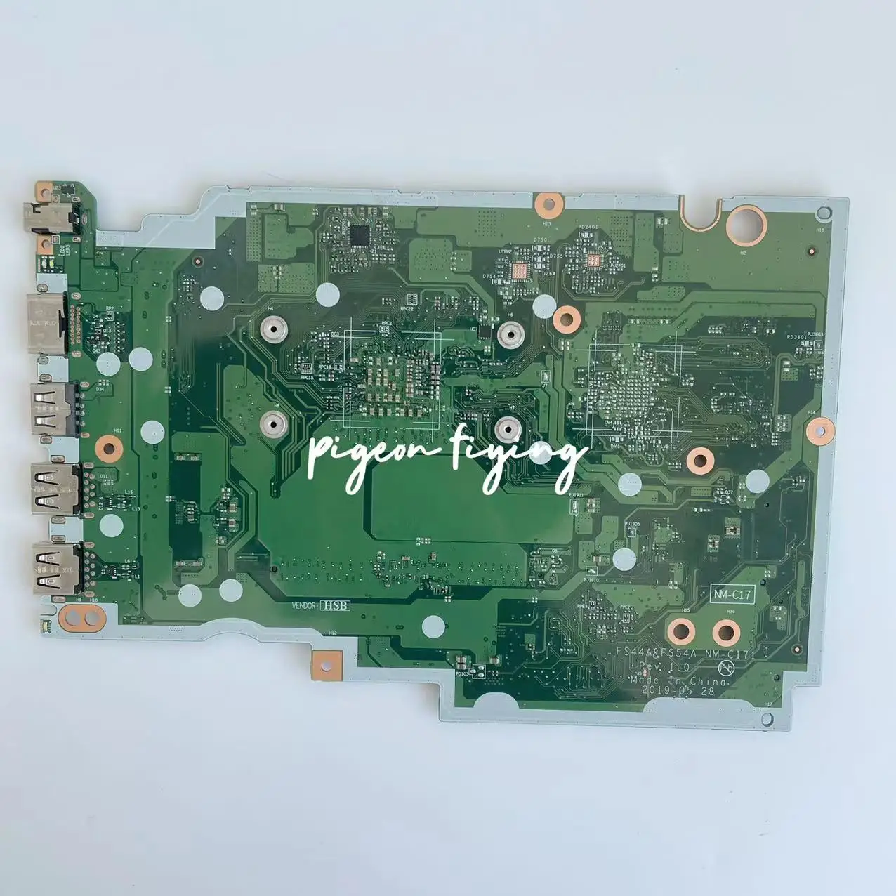 Placa-mãe para Laptop Lenovo Ideapad Nm-c171 Mainboard S14515ast Cpu A4-9125 A6-9225 A9-9425 Amd Uma Fru: 5b20s41900 Teste ok - Imagem 2