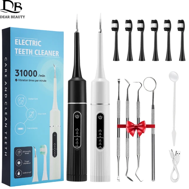 Electric Tooth Cleaner Waterproof Toothbrush Sonic Vibration Dental Scaler Plaque Calculus Tartar Remover Teeth Cleaning Tools 1