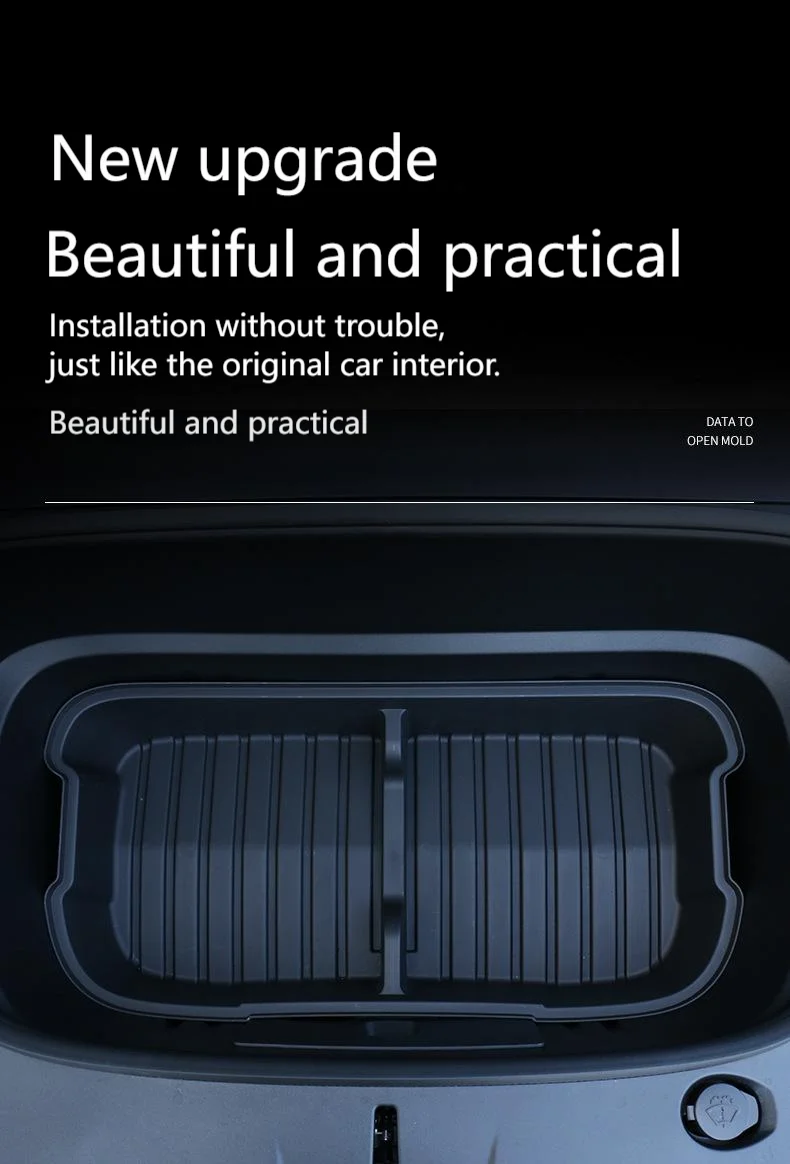 For Tesla 2025 Model Y Juniper Front Trunk Storage Box Single -Layer Trunk Organ