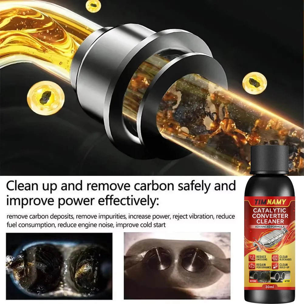 Detergente per catalizzatori, potenziamento motore, rimozione carbonio, riduzione consumo carburante, acceleratore motore per auto universale - Image 6