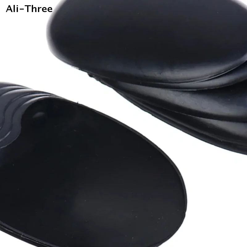 10쌍 블랙 플라스틱 귀 덮개 미용실 헤어 염색 색상 바르기 목욕용 귀 덮개 보호 방수 귀마개