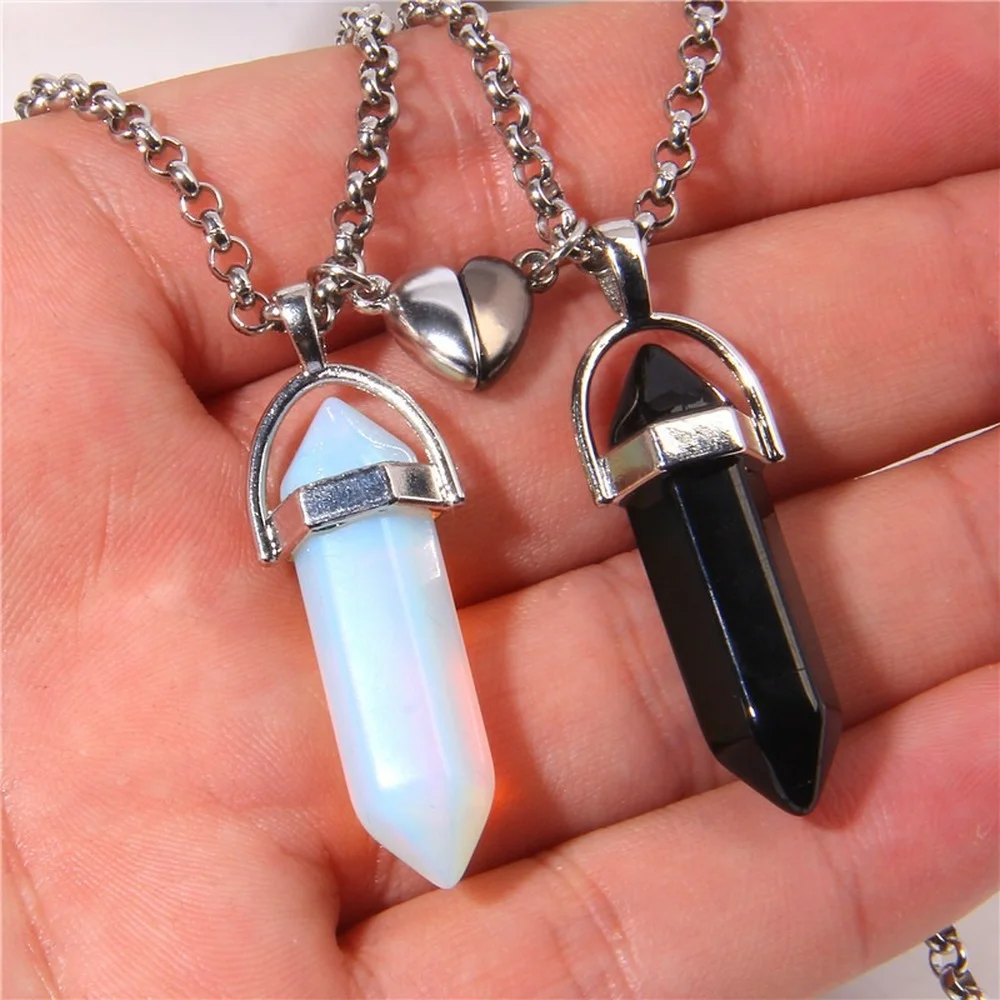 Collar Con Colgante De Piedra Natural De Lapislázuli En Forma De Gota De Agua Para Mujer