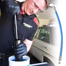  Gun Hose 30CM Flexible Heavy Duty Flex Hose Explosion-Proof Spring Lube Gun Hose For Hand And Air Powered Grease Guns 