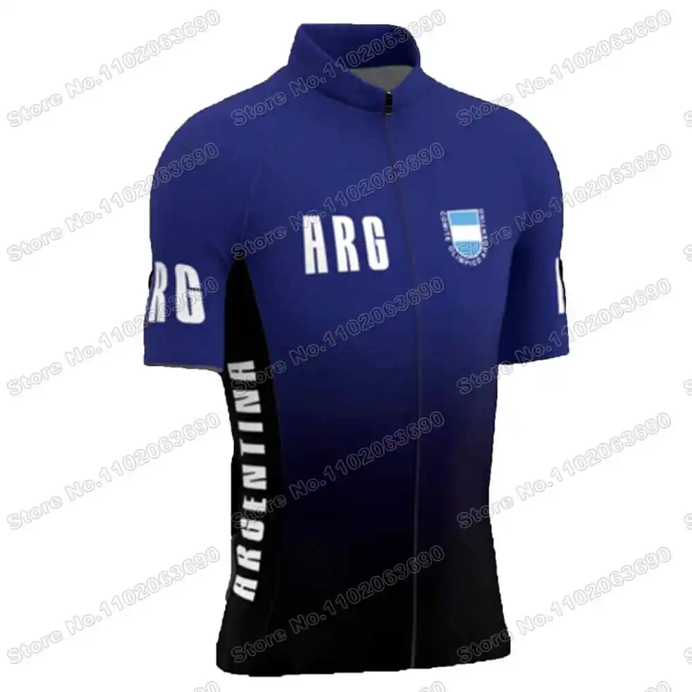 Cycling Jersey Set Argentina Men Summer Short Sleeve Road Bike Shirts Suit Bicycle Bib Shorts MTB Uniform