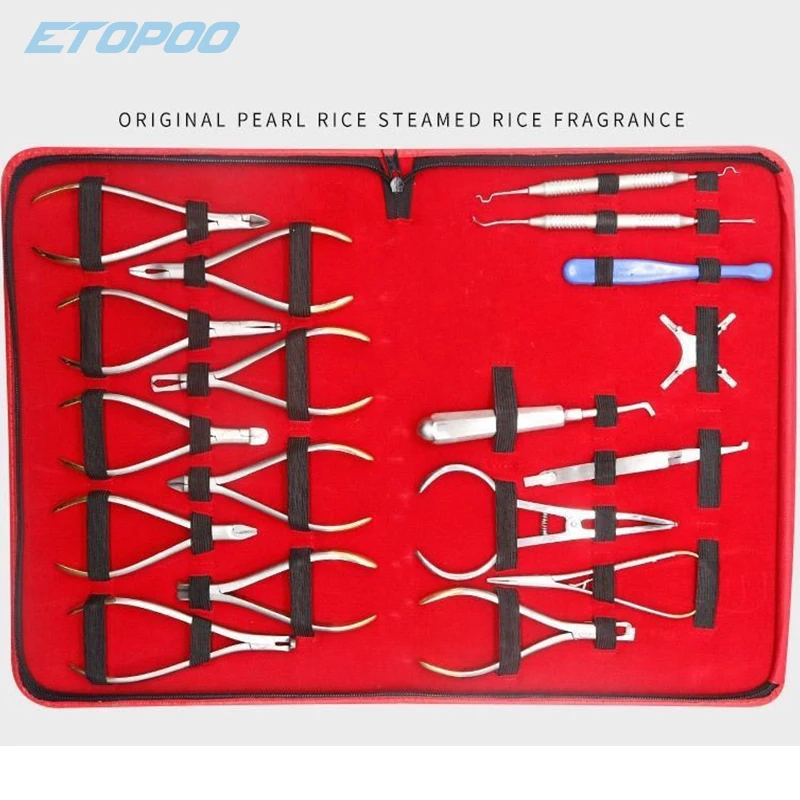 18 pz/set Set di strumenti ortodontici per dentisti pinze ortodontiche pinze per la formatura di strumenti in acciaio inossidabile set ortodontico per Archwire 1420 18 pz/set Set di strumenti ortodontici per dentisti pinze ortodontiche pinze per la formatura di strumenti in acciaio inossidabile set ortodontico per Archwire 1420