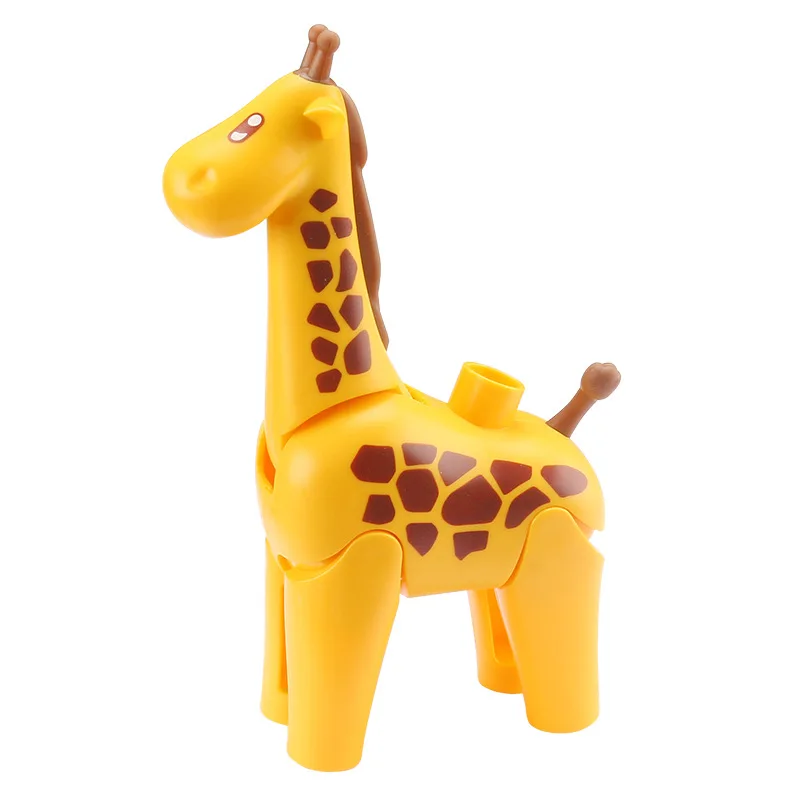 Big Particle Building Blocks Movable Cute Zoo Animals Kangaroo