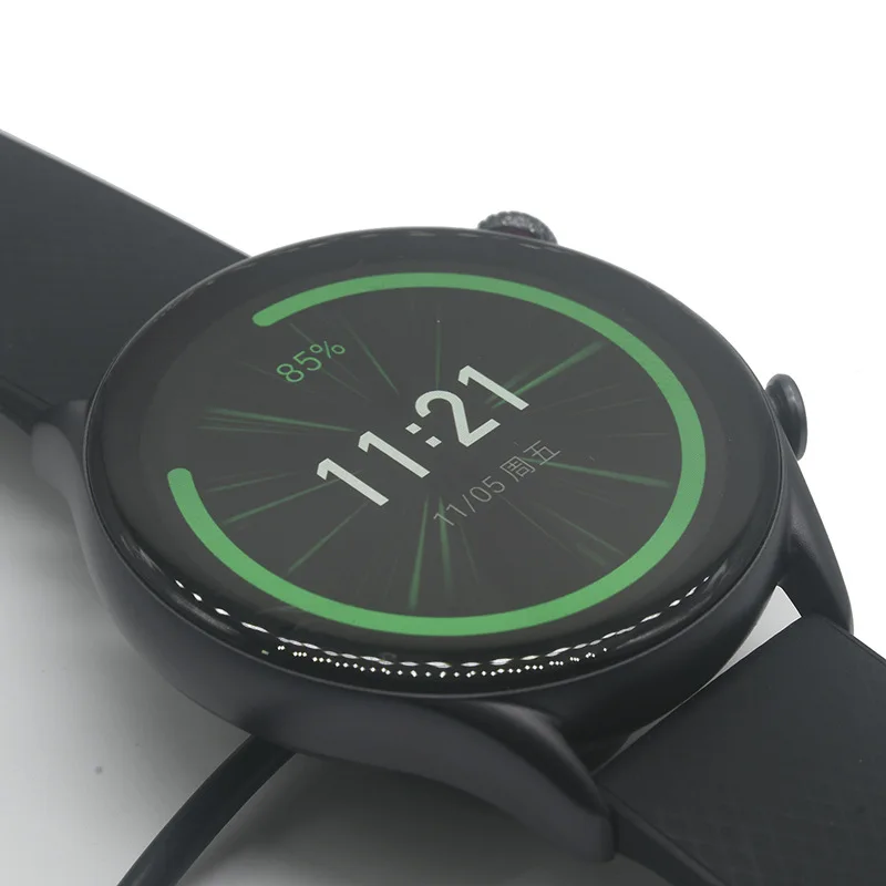 Huami Amazfit T-Rex 2 A2169 용 USB 충전 케이블 Amazfit T-Rex2 전원 용 스마트 시계 충전기 어댑터 자기 충전 도크