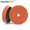 Sharkfox 5"(125mm)/6"(150mm) Hex-Logic Car Sponge Polishing Buffing Pads For DA/RO/GA Auto Buffer Polisher 6