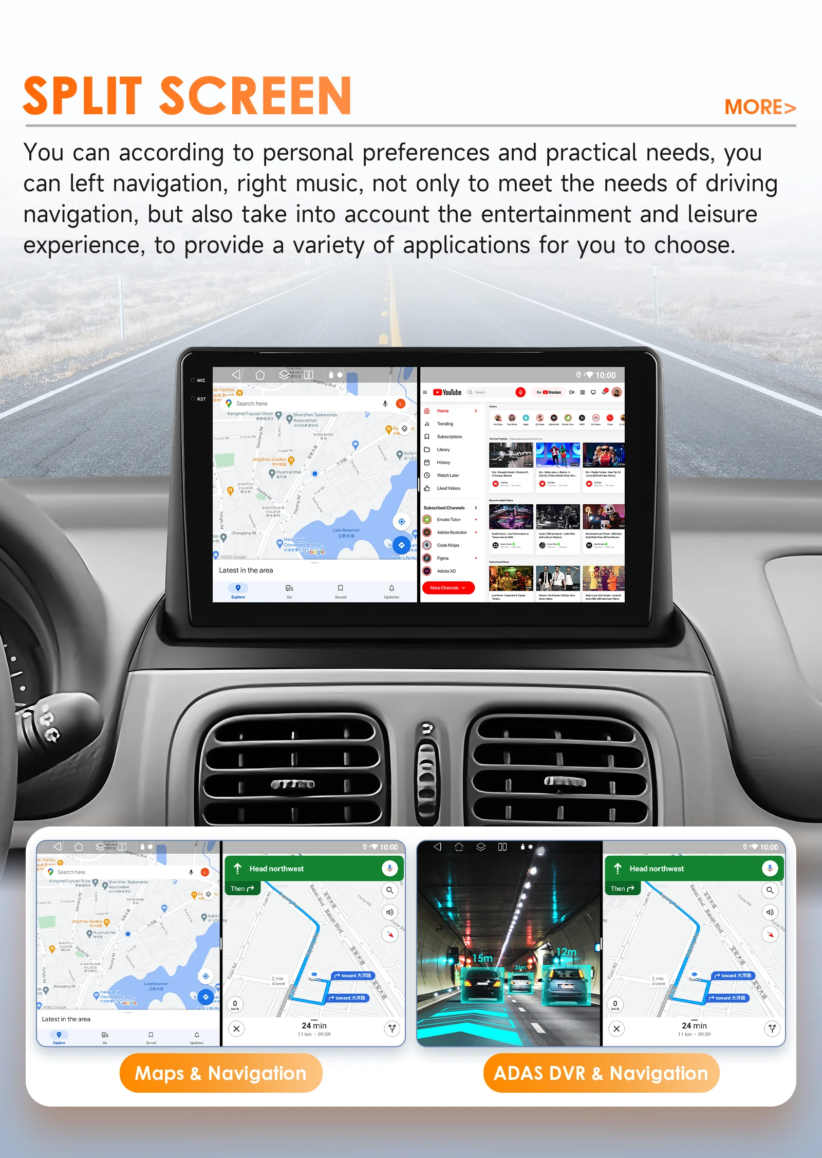 2Din Android13 Car Radio For Renault Clio 2 2000 - 2012 Car Multimedia GPS Carplay Intelligent Screen 2din autoradio 360Camera