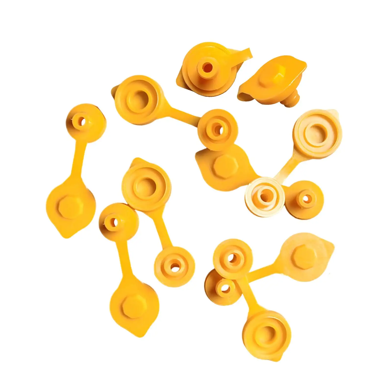 

10Pcs Fuel can vents Caps Allow Faster Flow Durable anti age 8mm Fuel Jug Vent Caps Plug Replacement Gas Can Tank Exhaust Cover
