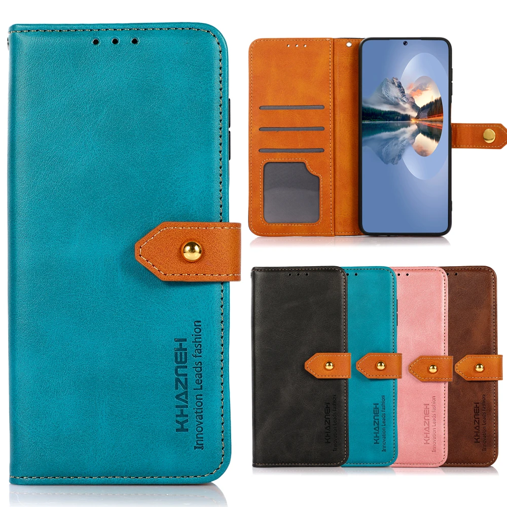 Flip Leather Case For Wiko Jerry 4 Y70 Y51 Y62 Y82 Y52 Minimalist Vintage Exotic Plain Leather Cover