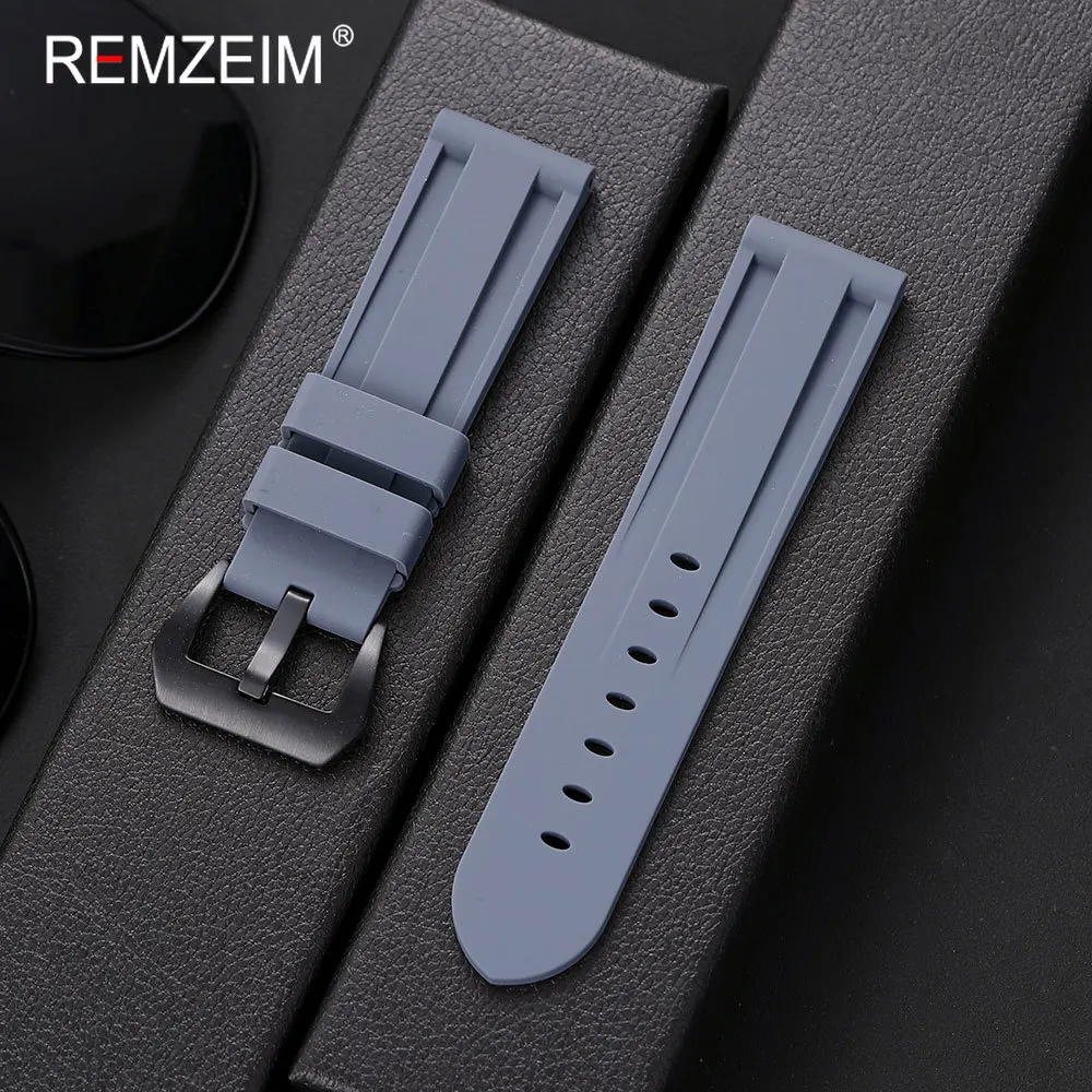 Waterproof Silicone Sport Watch Strap - Durable & Comfortable Replacement Wristband