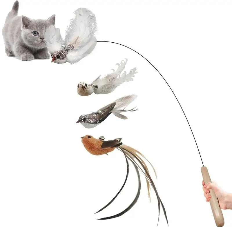 

Interactive Cat Toys Cat Wand Toys For Indoor Cats Cat Toys Cat Teaser Toy Hangings Door Self-Play Cat Toy For Cat Kitten