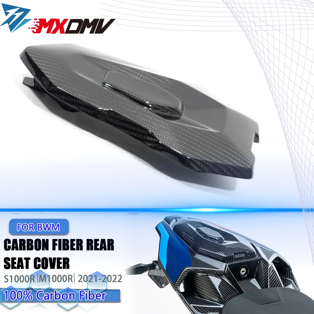

100% 3K Carbon Fiber Rear seat cover Upper cover fairing For BMW S1000R S1000 R S1000 R M1000R 2021 2022