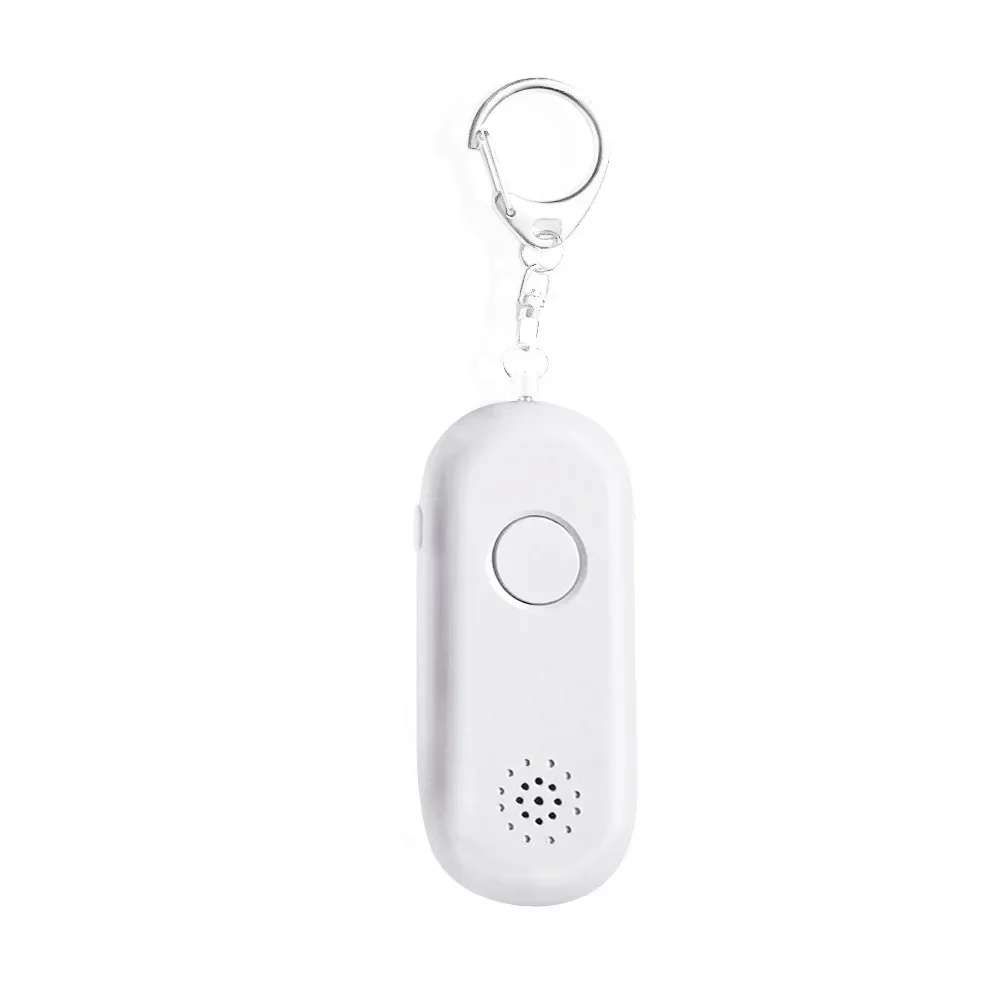 개인 보안 풀러 알람 키 체인, SOS 비상 호신 여성 보호, 노인 풀 링 사이렌, USB 충전, 120DB