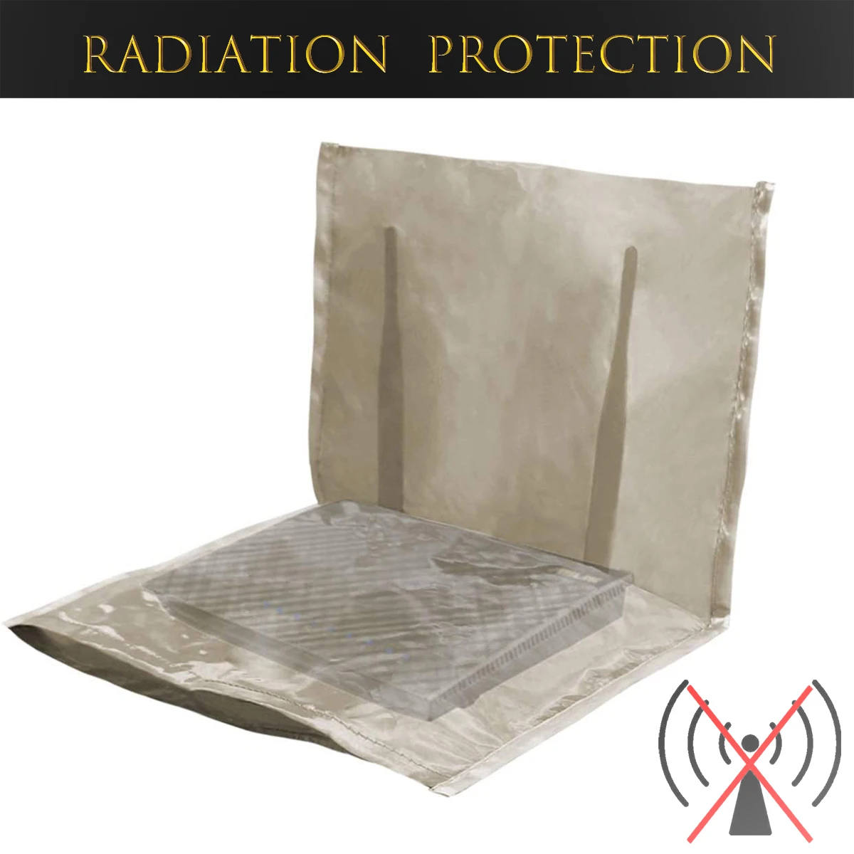 Emf House Shield WiFi Router Cover, WiFi RF Blocking Wireless, Blocks 5G Protective Cover 13.7 X 15.7 Wifi Jammer Device