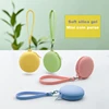 Small Purse Silica gel Handbags For Women Round Shape Mini Luxury Designer Female Messenger Coin Purse 2
