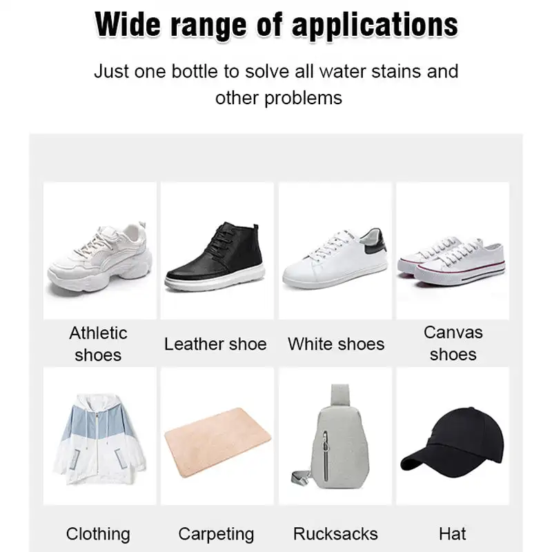 Nano Rain and Stain Spray Hightech Nano Protector Spray Shoe Protector Waterproof Stain Leather Suede Waterproofing
