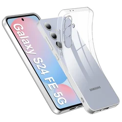 Transparent Silicone Soft Phone Case, Shockproof and Sleek Design for A06S (Clear Case)