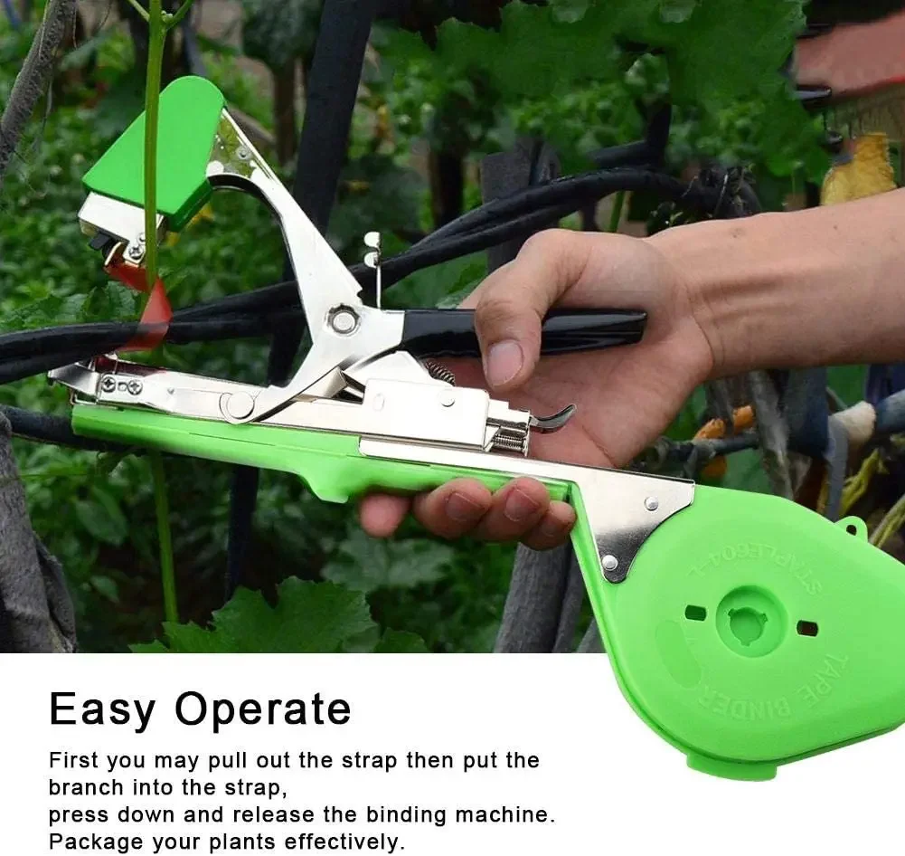 Garden Tapetool Plant Vegetable Hand Tying Binding Machine Tape Tool Plant Tying Tapetool Fruit Vegetable Tapener Machine