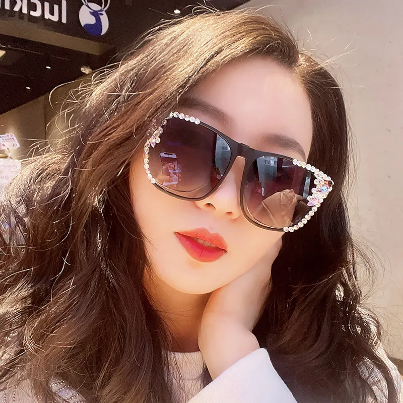 

Diamond Clip On Polarized Lens Men Square Night Driving Glasses Fishing Eyewear Flip Up Designer Luxury Sunglasses Oculos