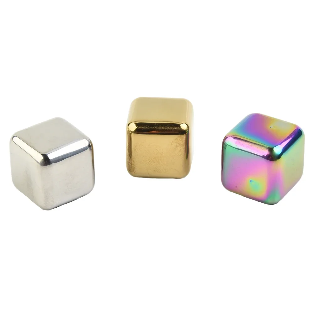 304 Stainless Steel Ice Cubes Set Reusable Chilling Stones for Vodka Whiskey Wine Cooling Metal Cube Rock Party Bar Tool ice cubes,whiskey stones