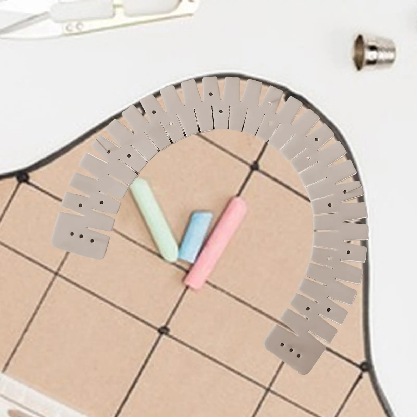 Règle De Couture Flexible En Silicone - Outil De Bord Résistant à La