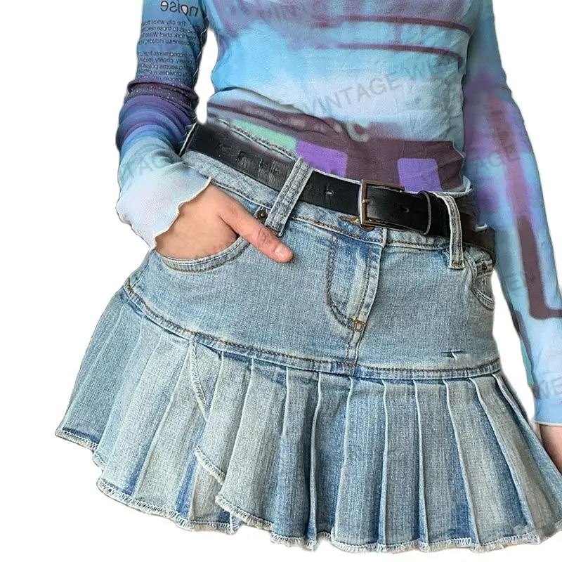 jupe-courte-plissee-a-volants-taille-haute-en-denim-style-retro-americain-tendance-pour-filles-personnalite-tout-assorti-nouvelle-collection-ete