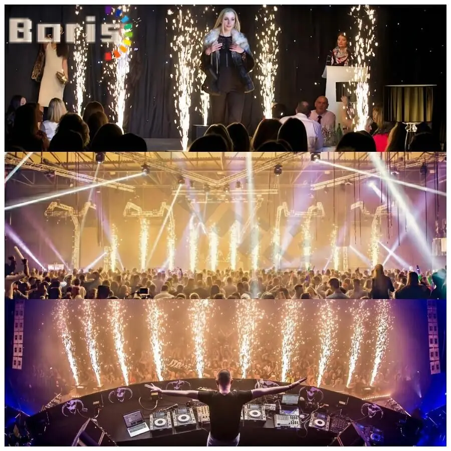 1-200Bag Ti Powder Cold Spark Machine Fountain Sparkular Machine Consumables Wedding Dust Certification For Party DJ Bar Disco 6