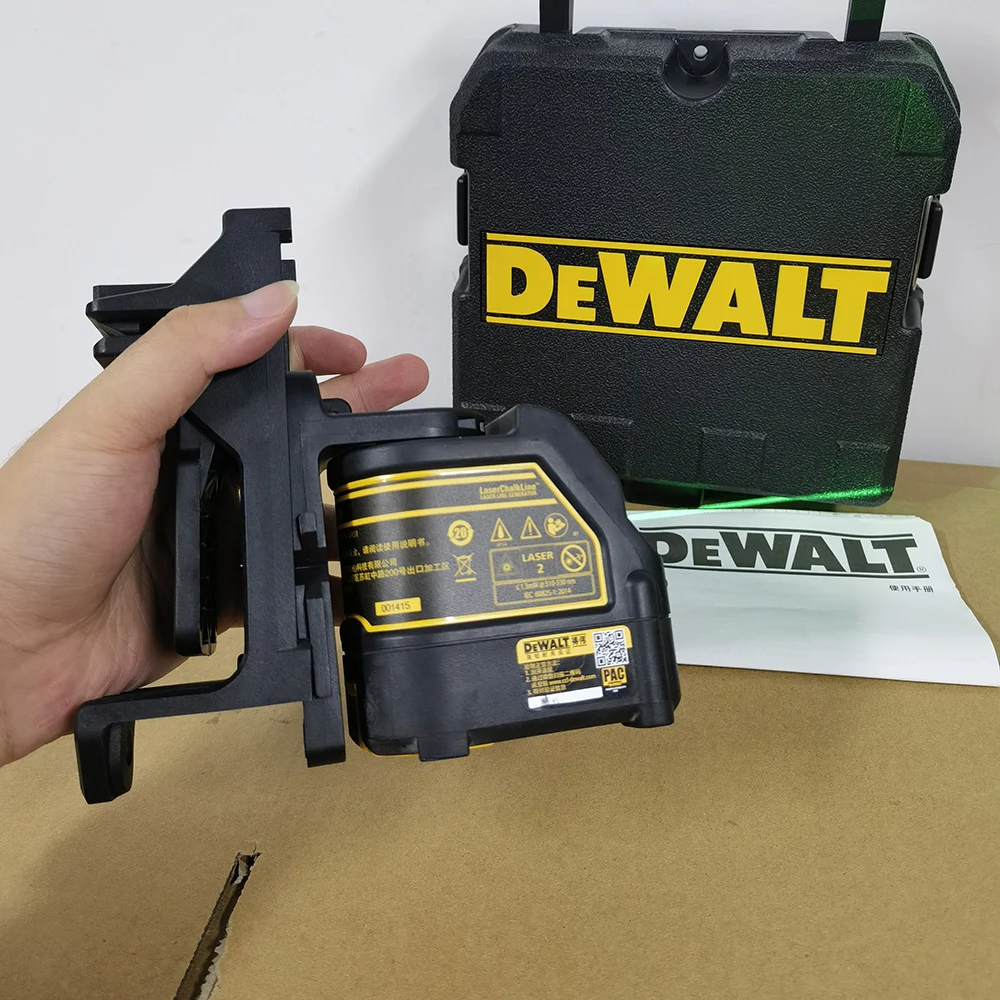 Pack Nivel Láser DeWALT DW088CG verde + detector DE0892G » Pro
