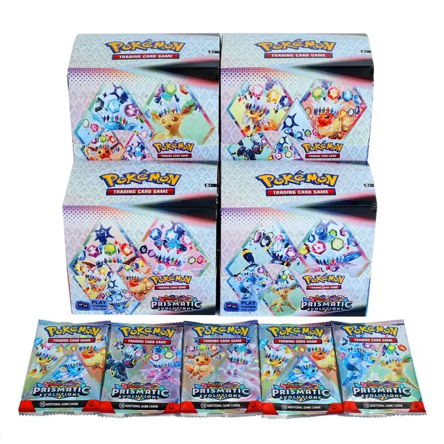 360/180Pcs Set Pokemon Card Surging Sparks SCARLET VIOLE 151 Prismatic Evolutions English Booster Battle Transaction Card 6