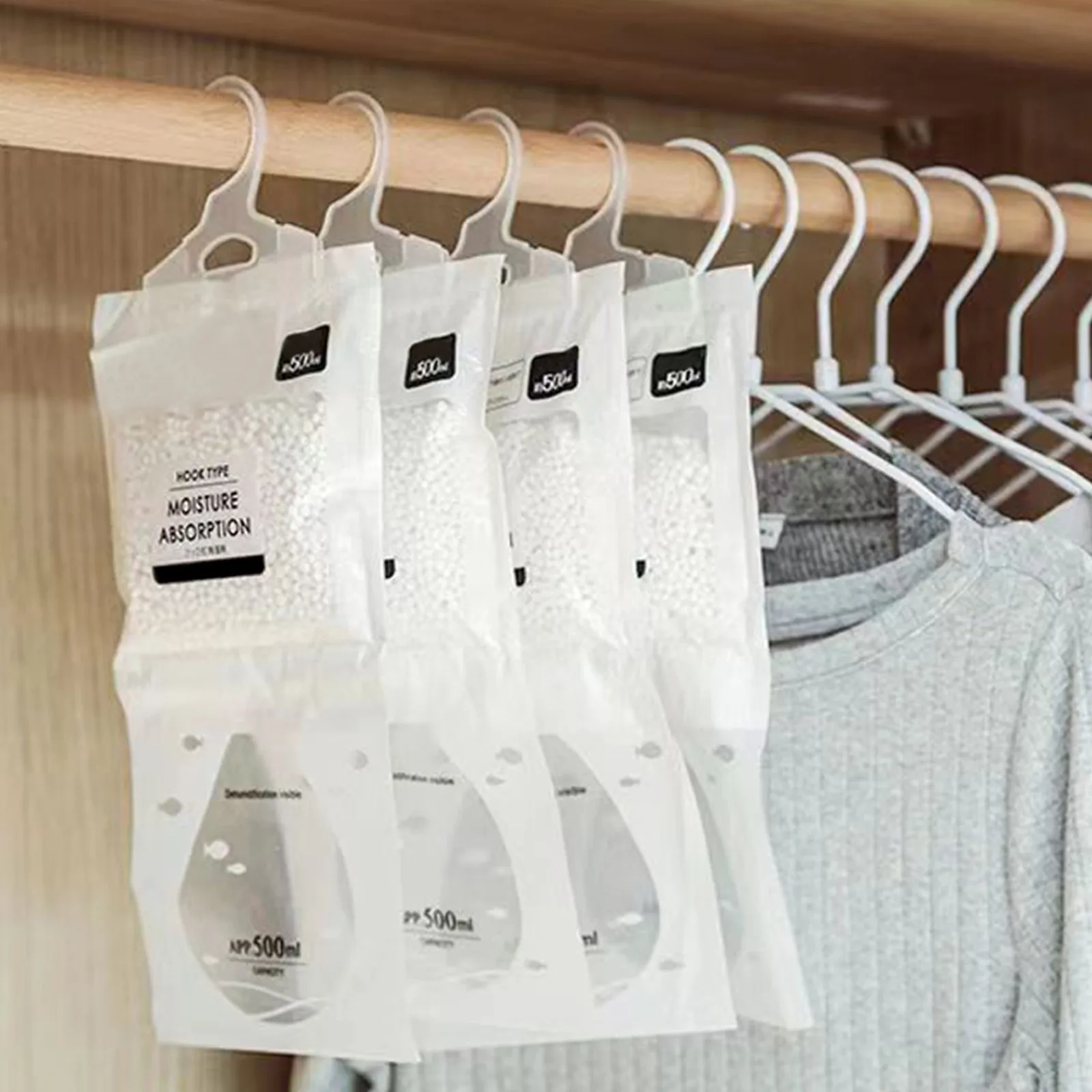 Dehumidification Bag Desiccant Daily Home Wardrobe Living Room Bedroom Moisture Proof Agent Empty Bag Moisture Absorption