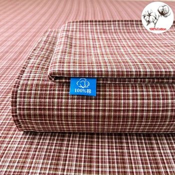 100% Cotton Washed Cotton Flat Sheet, Plaid Yarn-Dyed Bed Sheet, Soft Breathable Wrinkle Resistant All Season Bedding Top Sheet 1