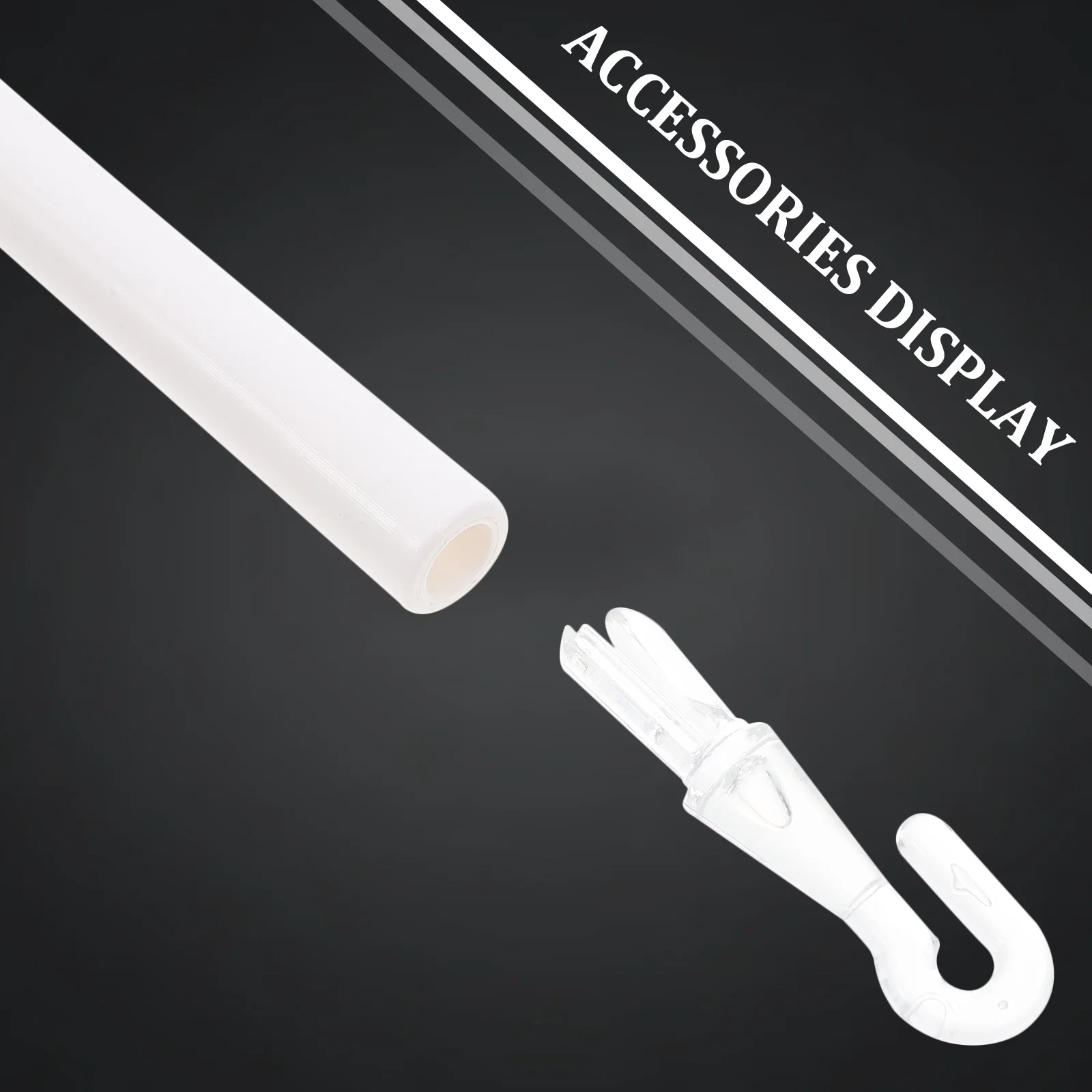 Mini Venetian Blind Rod Office Smart Curtains Blinds Pp Slats Window Opener Pole 5