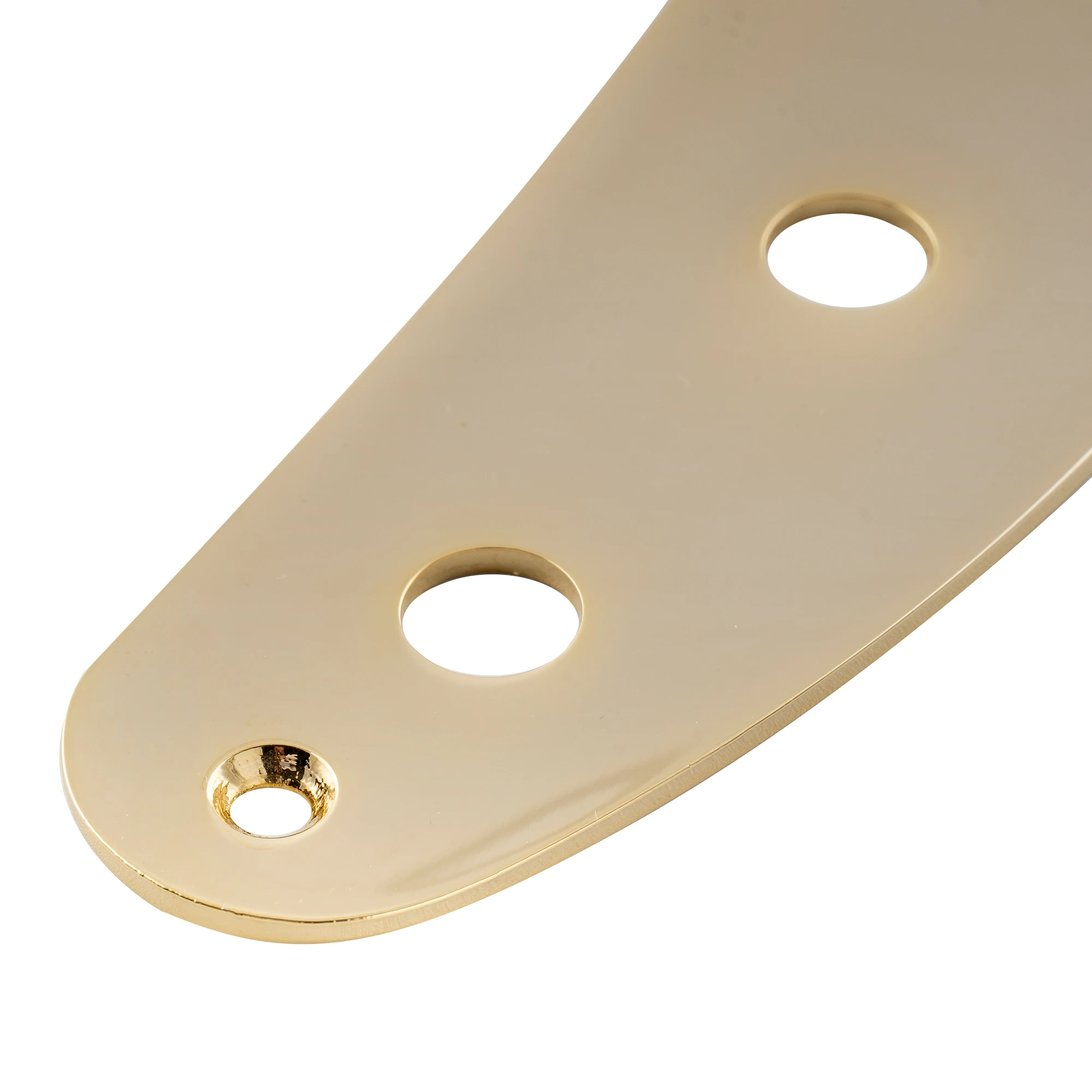 Music lily Pro Steel 3-Loch-Gitarren-Steuerplatte für E-Gitarre im Mustang-Stil – Detail 13